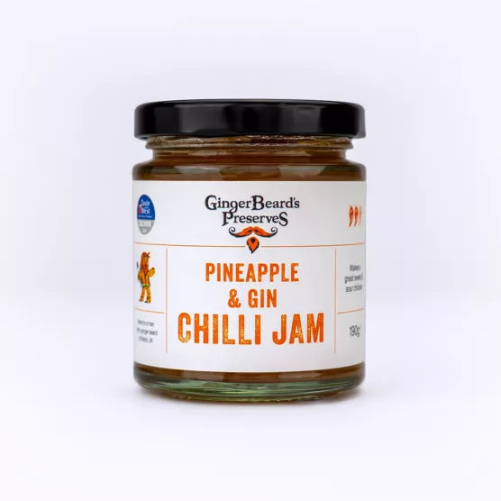 Pineapple & Gin Chilli Jam Gingerbeard's Preserves