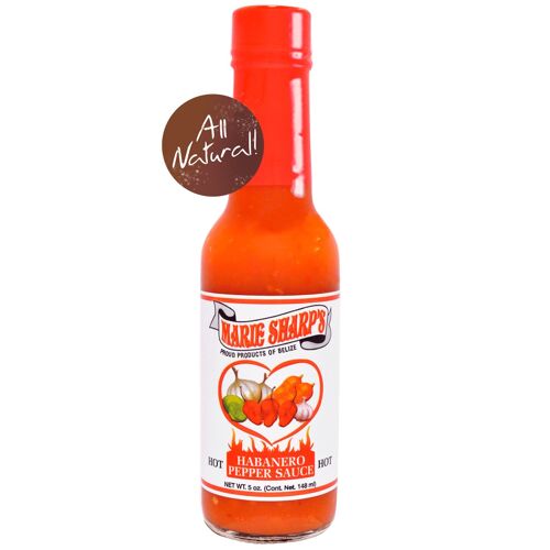 Hot Habanero Pepper Sauce hot 148ml Marie Sharp's