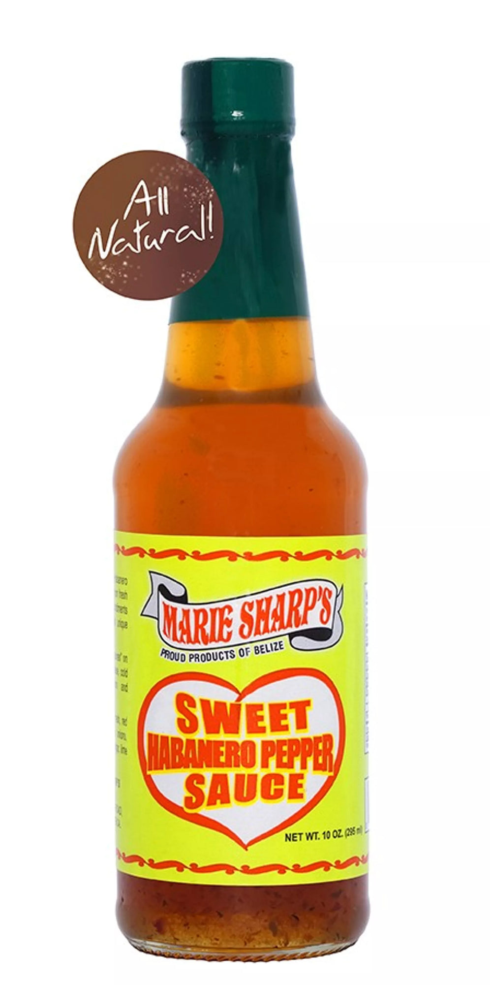 Sweet Habanero Pepper Sauce 296ml Marie Sharp's