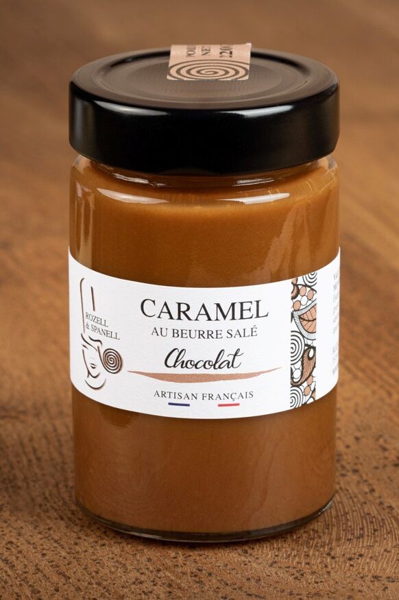 Caramel au beurre sale chocolat 220g - Rozell & Spanell