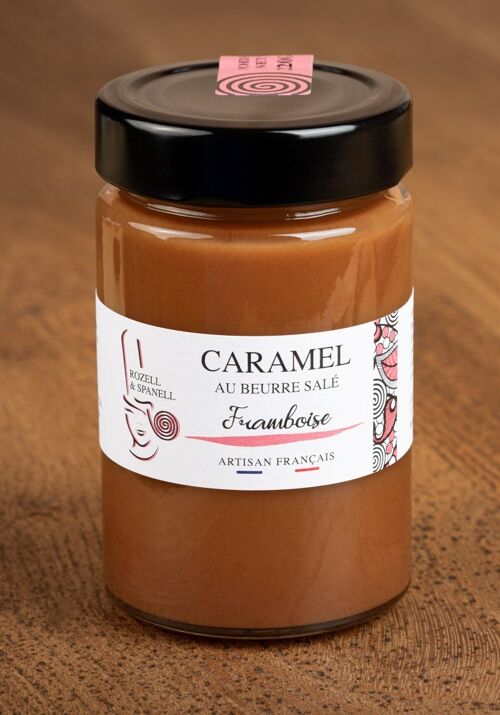 Caramel au beurre sale framboise 220g - Rozell & Spanell