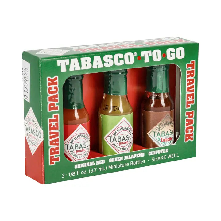 Mini coffret cadeau TABASCO 3x3,7ml