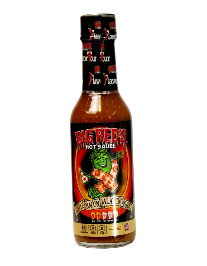 Maple Bacon Jalapeno Big Red's Hot Sauce