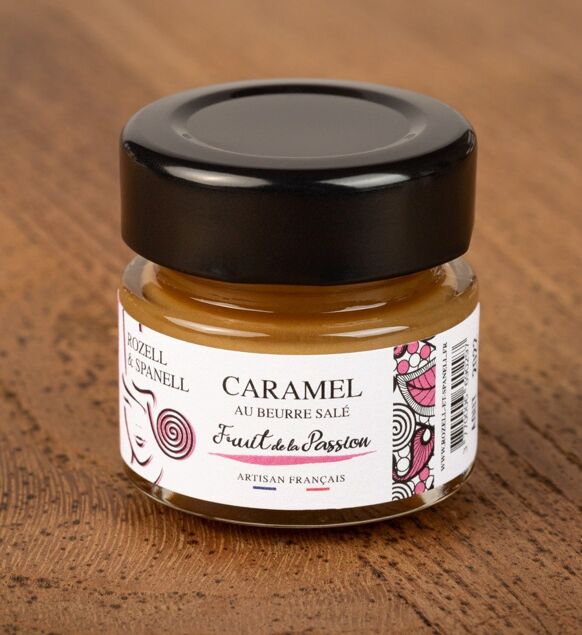 Caramel au beurre sale fruit de la passion 40g - Rozell & Spanell