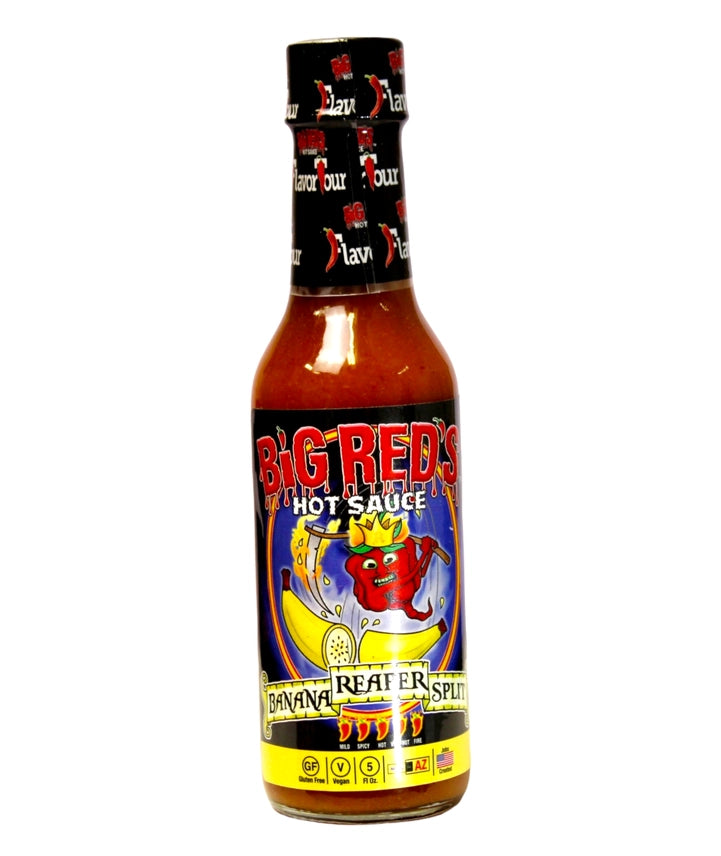 Banana Reaper Split Big Red's Hot Sauce