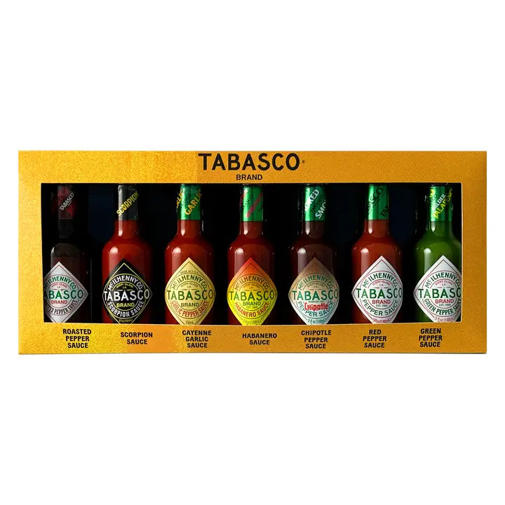 Coffret cadeau TABASCO "SIZZLING SET" 7x148ml