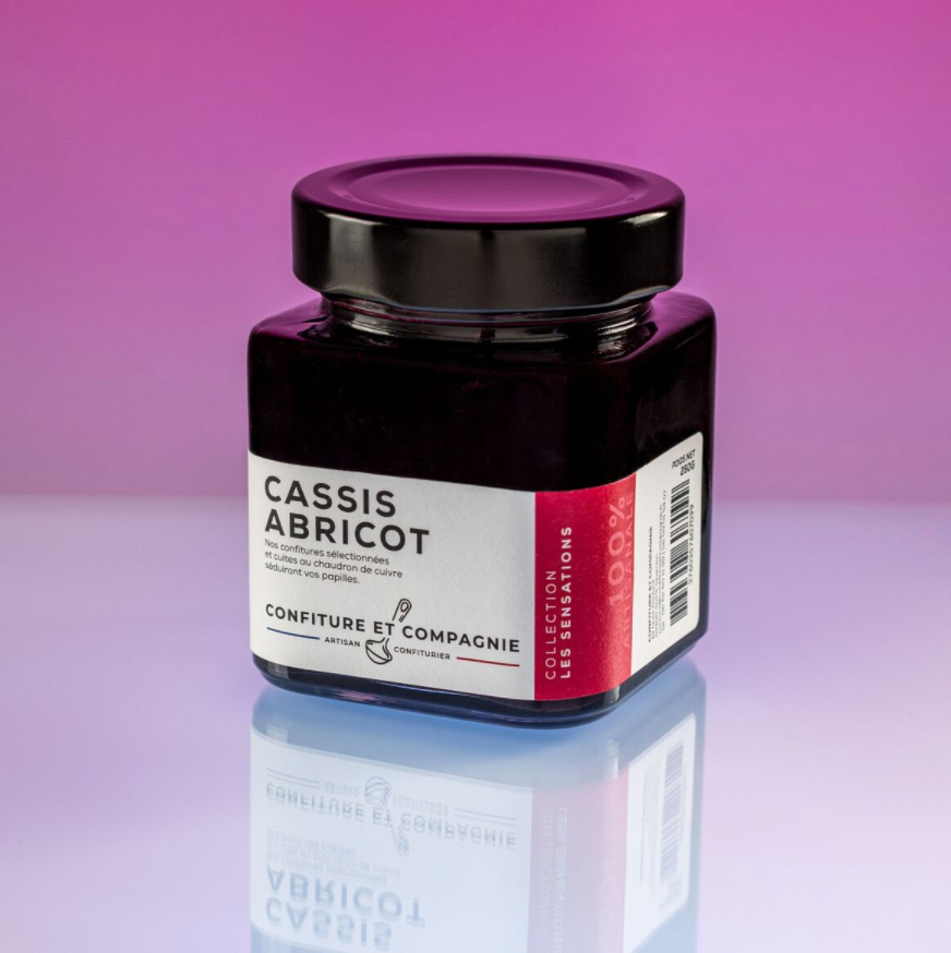 Cassis Abricot - Confiture & Compagnie