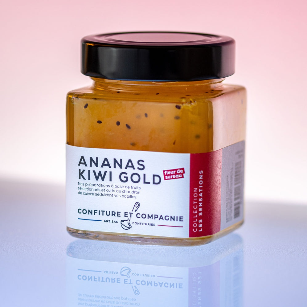 Ananas Kiwi Gold Fleur de Sureau - Confiture & Compagnie