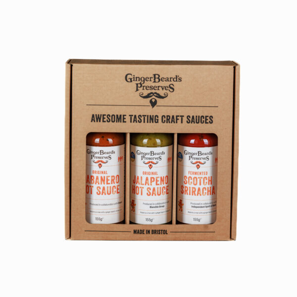Hot Sauce Collection Gift Box Gingerbeard's Preserves
