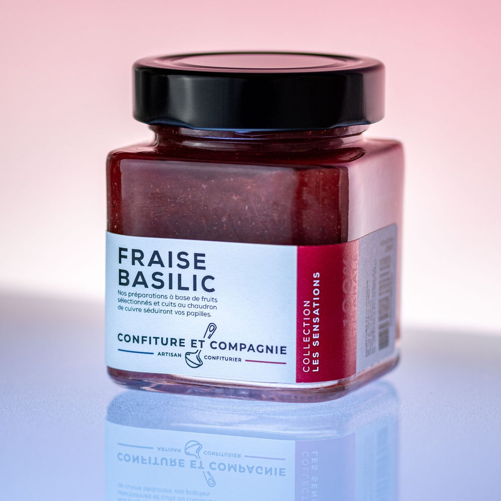 Fraise Basilic - Confiture & Compagnie