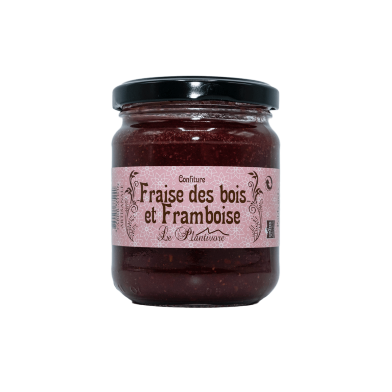 Confiture de Fraise des bois | Framboise 220g