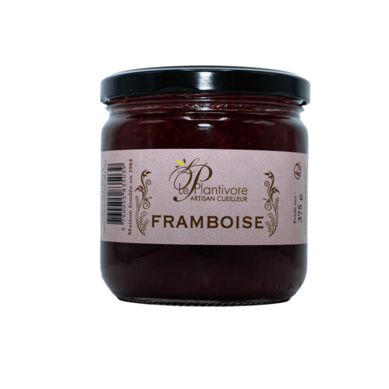 Confiture de Framboise 375g - Le Plantivore