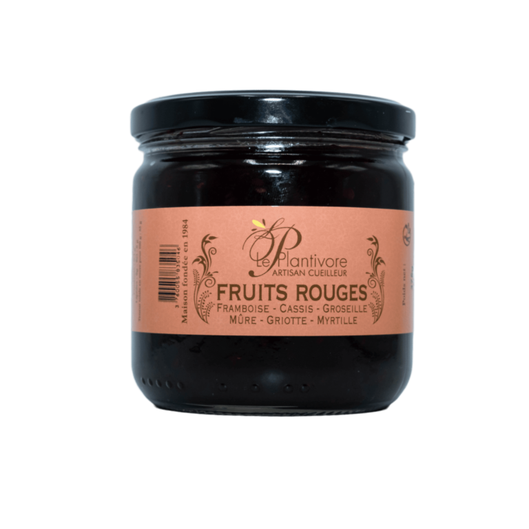 Confiture de Fruits Rouges 375g - Le Plantivore