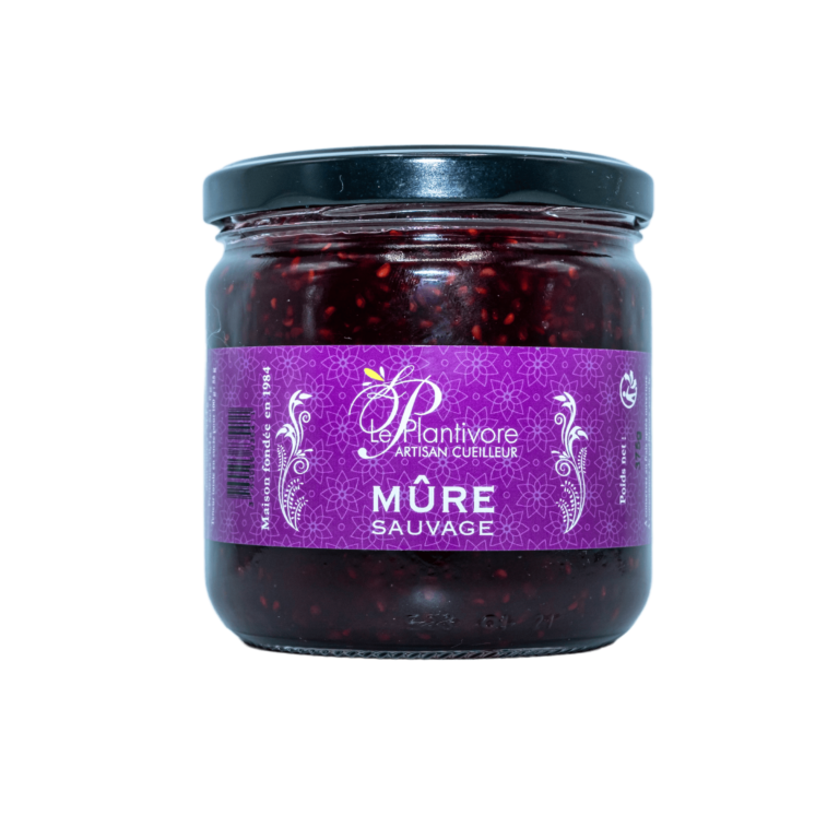 Confiture de Mûre sauvage 375g - Le Plantivore