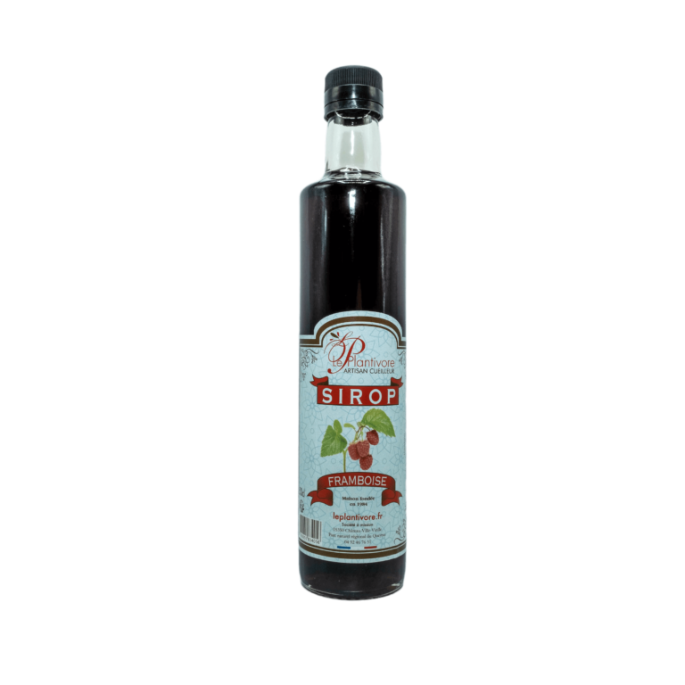 Sirop artisanal de Framboise 25cl - Le Plantivore